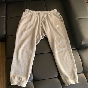 Nike fleece sweatpants gray size XL